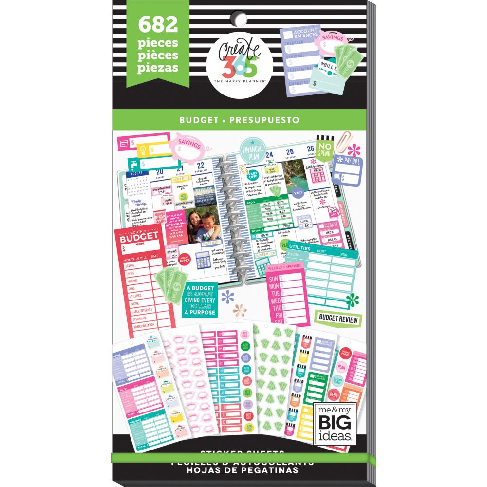 Happy Planner Sticker-Budget Fill-In