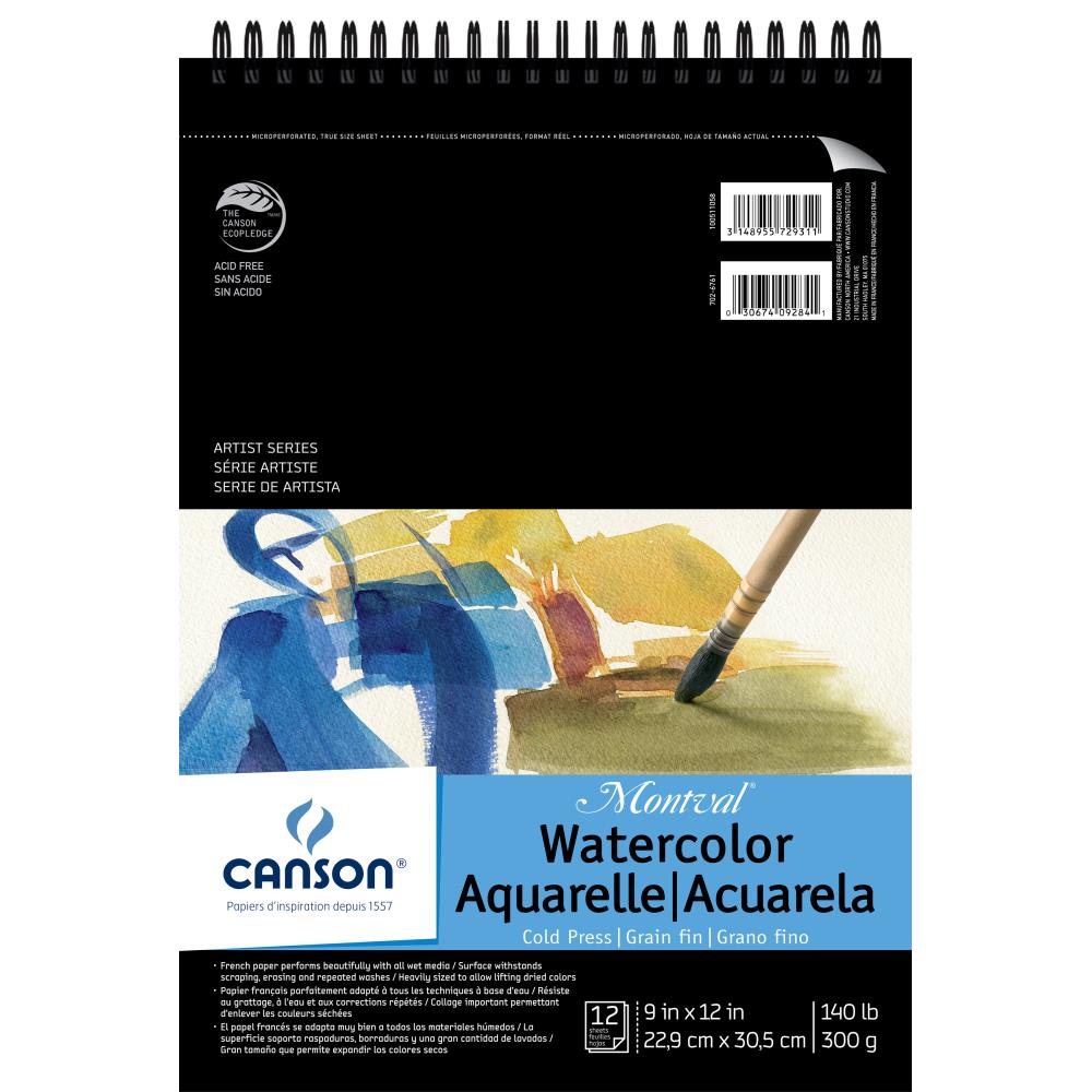 Canson Montval Spiral Watercolor Pad