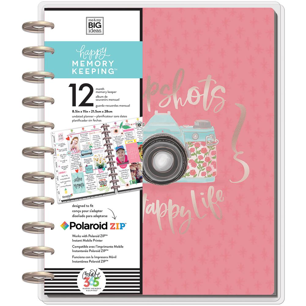 Happy Memory Keeping Undated 12-Month Big Planner